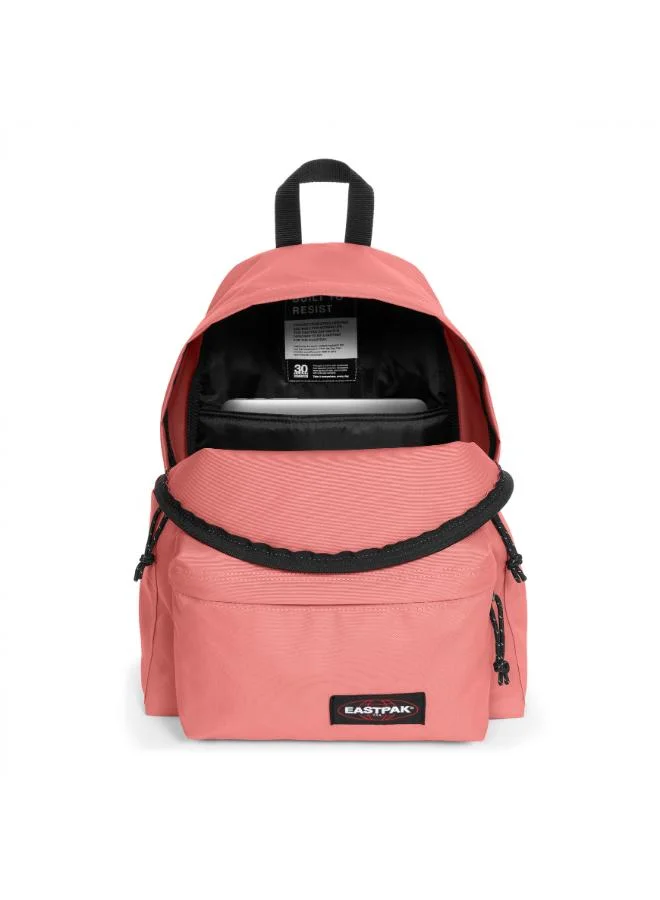 EASTPAK Day Pak'R Peach Pink Medium backpack with bottle holder and laptop sleeve