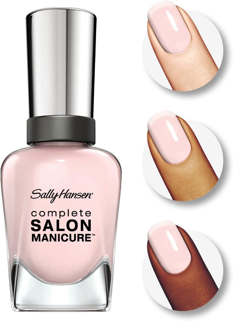 Sally Hansen Complete Salon Manicure™ Nail Polish - Shell We Dance?, Translucent Pale Pink, 0.5 fl oz - Image 3