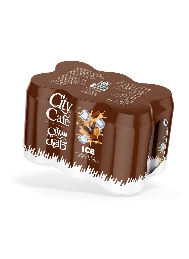 Ice Coffee Mocha 6 X 240Ml, Ready To Drink Coffee Beverage