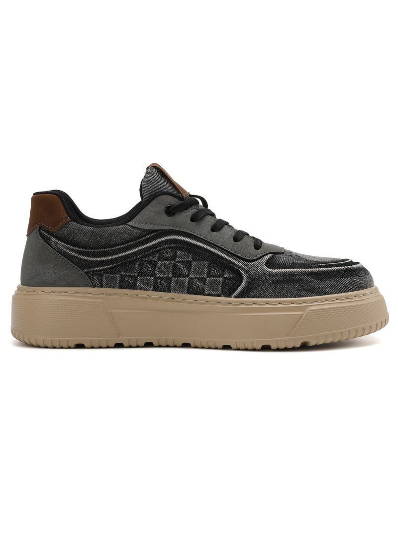 Sky View SKY VIEW Men's Fashion Shoes Casual Shoes For Men Non Slip Lace Up Platform Sneakers Cushioned And Lightweight Low Top Walking Shoes  - Image 2