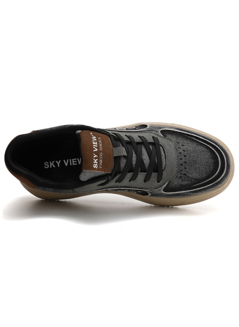 Sky View SKY VIEW Men's Fashion Shoes Casual Shoes For Men Non Slip Lace Up Platform Sneakers Cushioned And Lightweight Low Top Walking Shoes  - Image 5