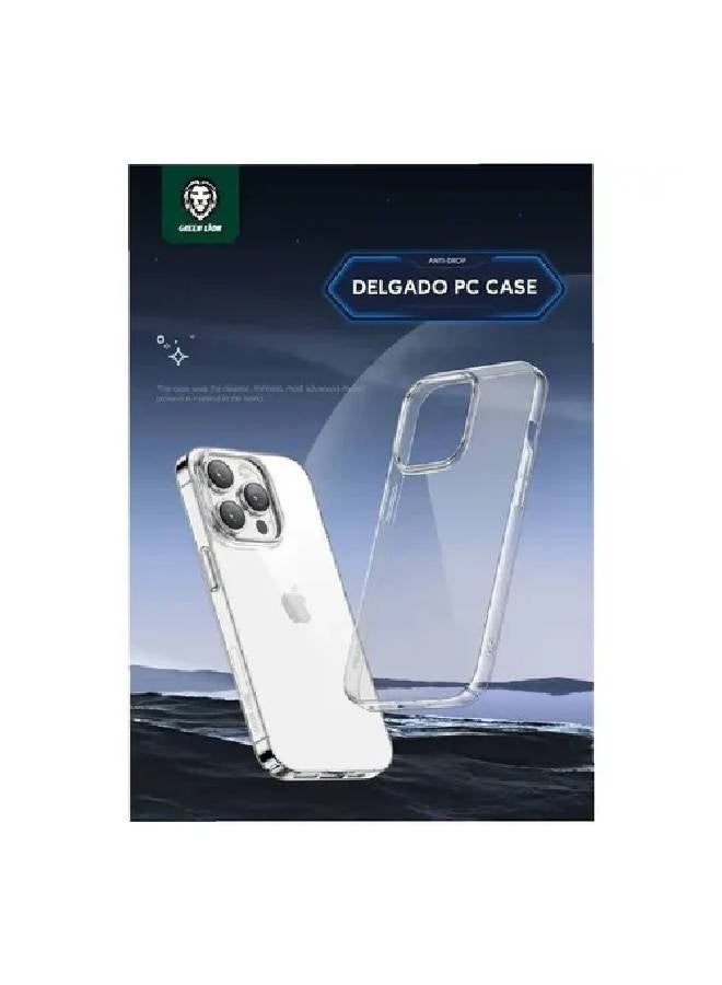 Green Lion Delgado Pc Case iPhone 14 Pro Max - Clear - Image 3