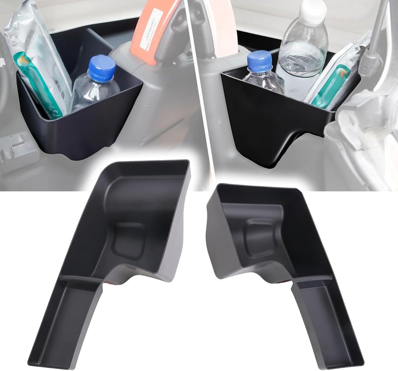 Phamyor Rear Trunk Storage Tray Organizer for Jeep Wrangler JL JLU (2018-2022) - Black - Image 1
