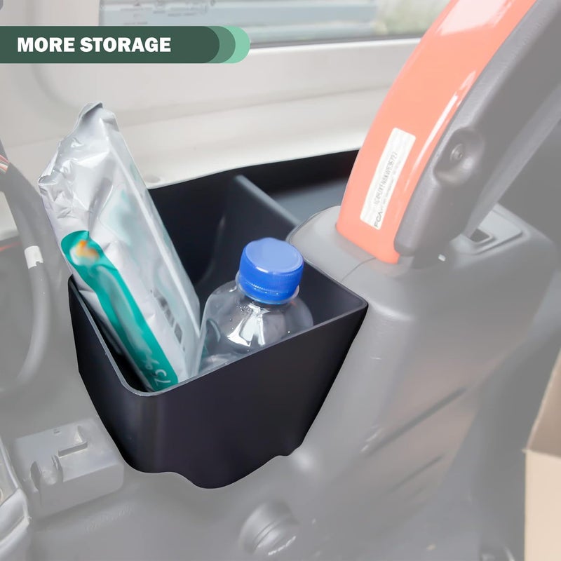 Phamyor Rear Trunk Storage Tray Organizer for Jeep Wrangler JL JLU (2018-2022) - Black - Image 5