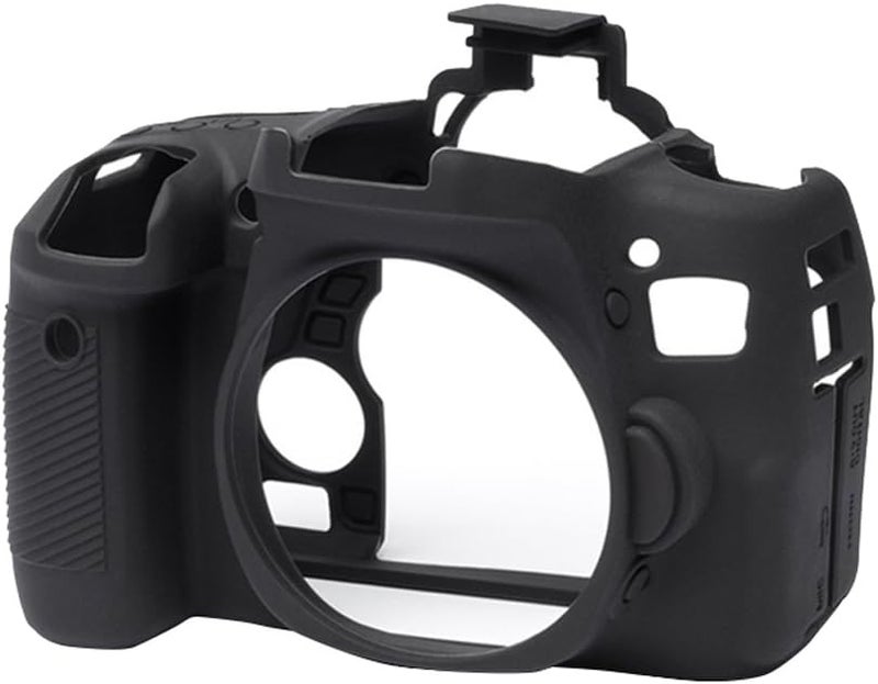 EasyCover Silicone Camera Case for Canon 760D / Rebel T6S - Black - Image 3