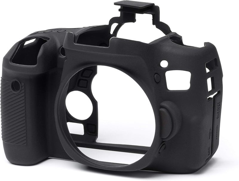 EasyCover Silicone Camera Case for Canon 760D / Rebel T6S - Black - Image 1