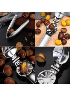 NajmStyle Stainless Steel Chestnut Opener - Multifunctional Chestnut Peeler and Opener (2pcs)  - Image 2