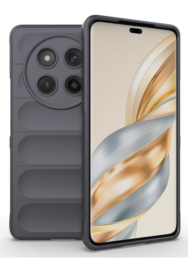 Generic - Phone case cover Magic Shield TPU + Silicone Shockproof Phone Case For   Honor X9C / Honor X60 Pro (Dark Grey) - Image 1