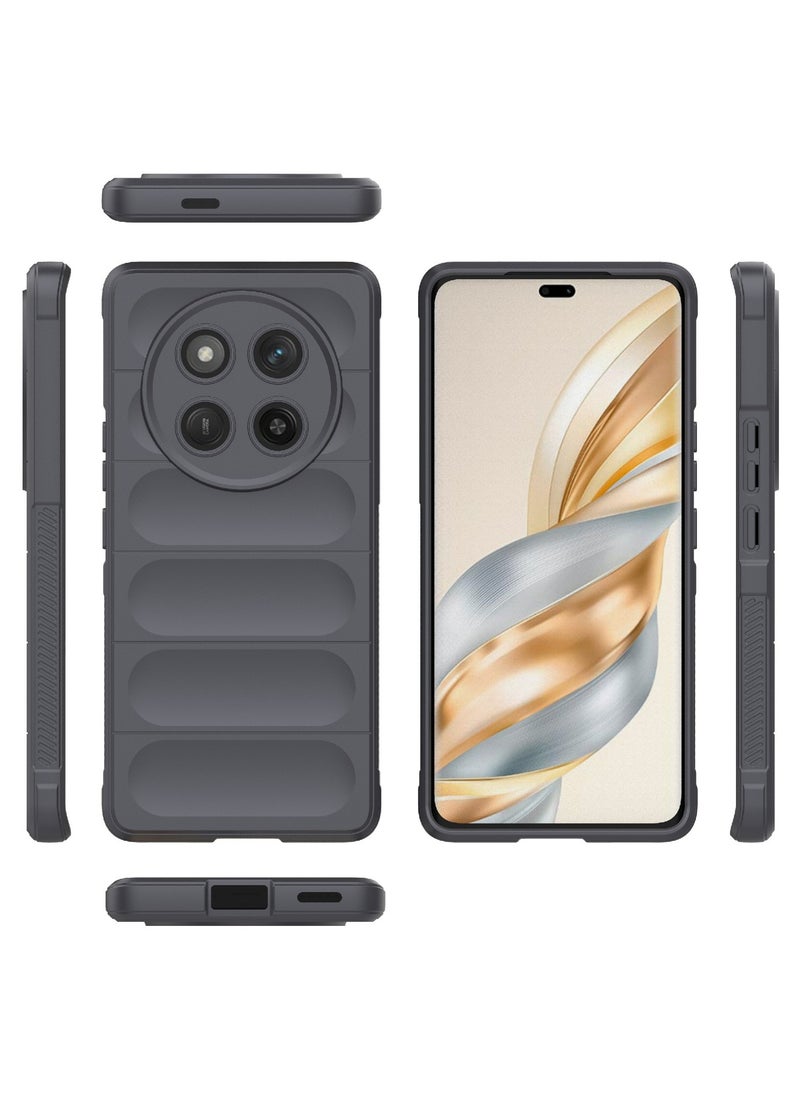 Generic - Phone case cover Magic Shield TPU + Silicone Shockproof Phone Case For   Honor X9C / Honor X60 Pro (Dark Grey) - Image 1