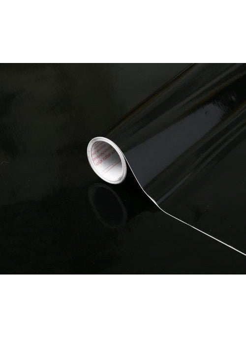 d-c-fix 346-0010 Glossy Plain Black Self Adhesive Foil  - Image 1