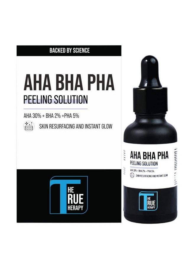 THE TRUE THERAPY High Strength Skin Peeling Solution With Aha 30% + Bha 2% + Pha 5% For Instant Glowing Skin 30 Ml  - Image 3