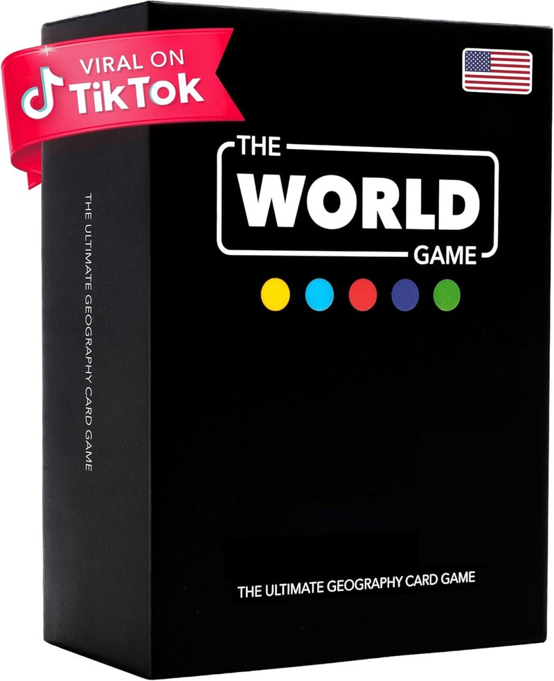 The World Game - Geography Card Game - Educational Travel Board Game for Adults, Family & Kids - Image 1