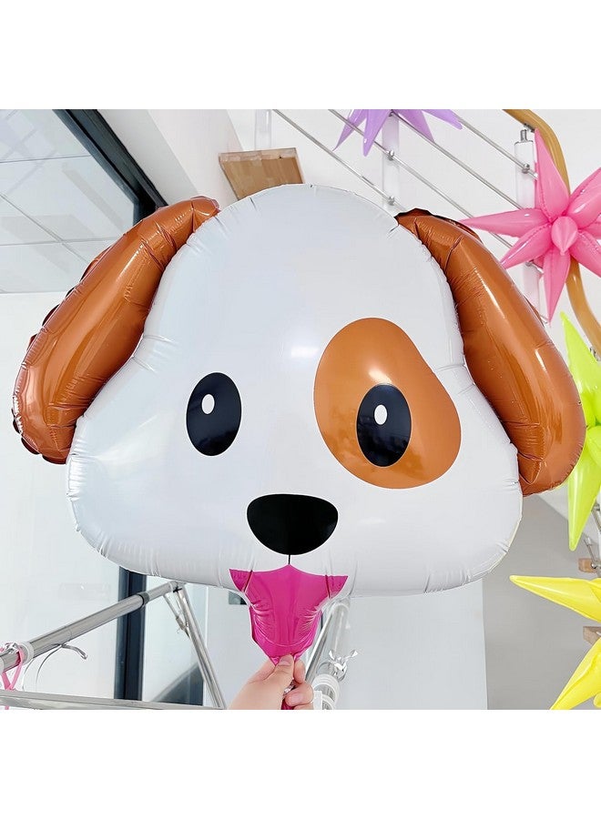 Atpata Funky Dog Birthday Celebration LETS PAWTY/WOOF/FUREVER YOUNG 16 INCH Text Foil Balloons Set (Dog Birthday Party) - Image 4