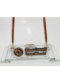 Mert Kristal Name Badge with Ogm Logo, Special for Forest General Directorate Employees.  - Image 2