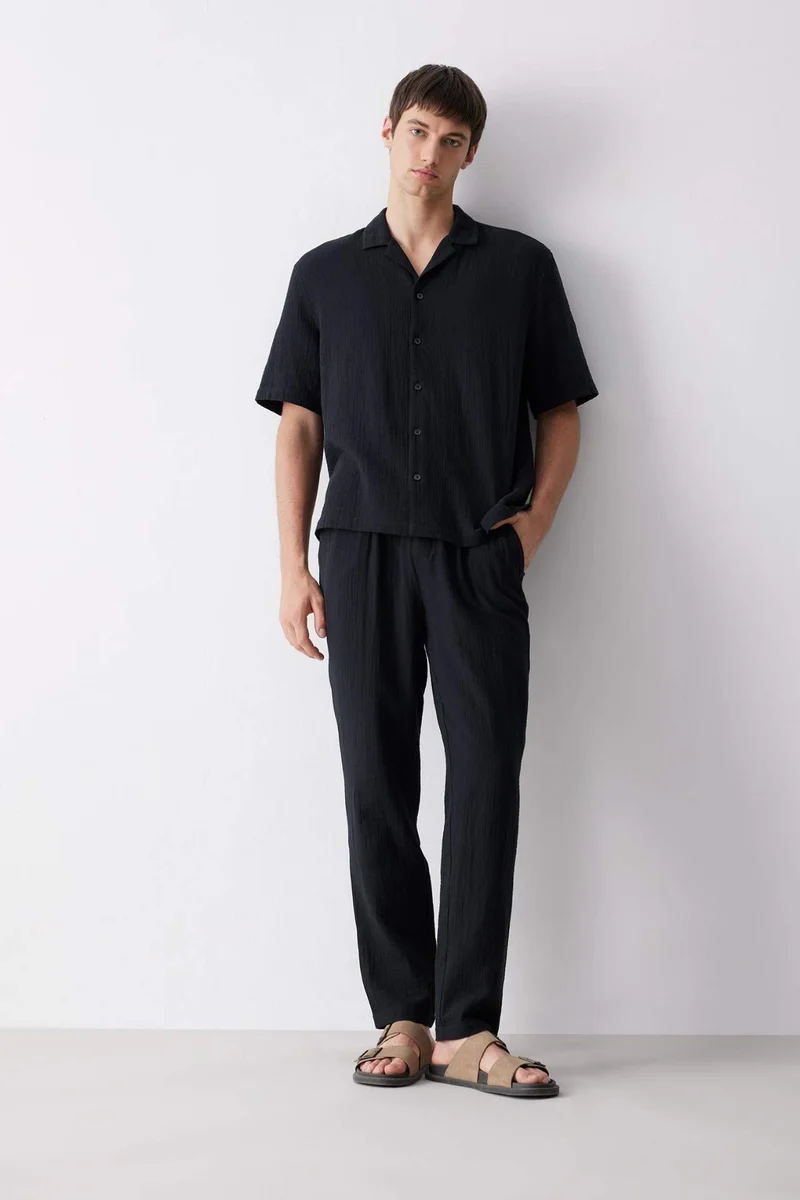 ديفاكتو Relaxed Fit Summer Short Leg Cotton Joggers