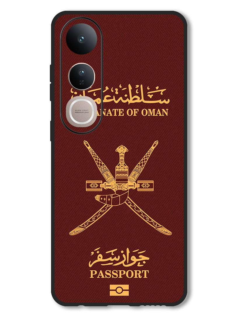 Theodor Case Compatible with Vivo V50 Lite Protection Shockproof Bumper Cover Oman Passport - Image 1