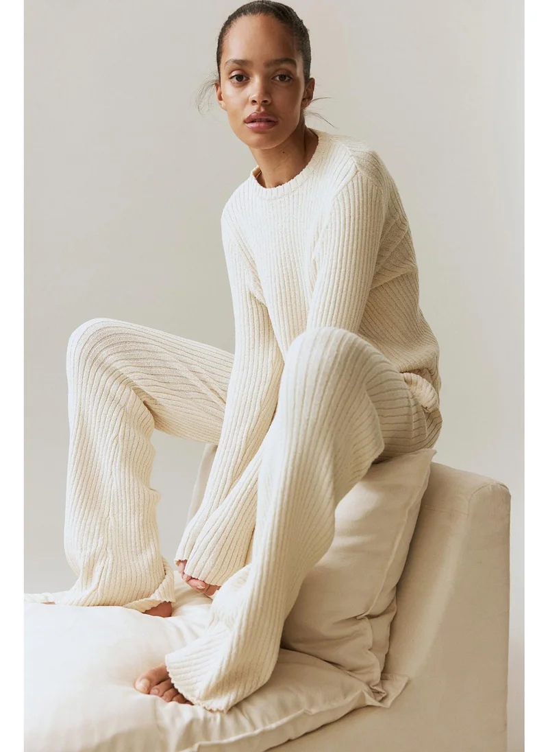 اتش اند ام Rib-knit top