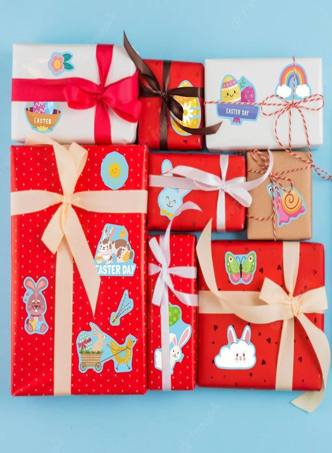 DUJAA 378 PCS Easter Stickers for Kids, Spring Stickers Assorted Easter Basket Stuffers,Teacher School Classroom Party Favors Supplies for Kids - Image 4