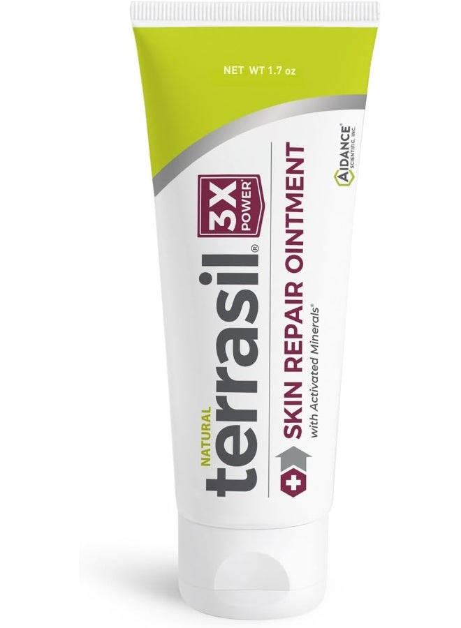 terrasil Antibacterial Skin Repair 3X Faster Natural Formula for Fissures Folliculitis Angular Cheilitis Impetigo Chilblains Lichen Sclerosus Cellulitis (50g) - Image 1