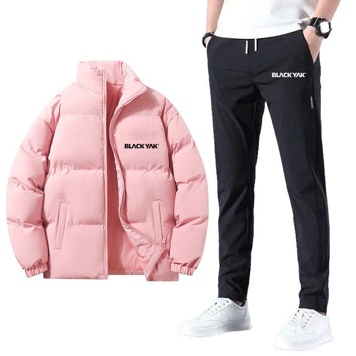 Men'S Suit Cotton Coat 2023 Winter New Thickened Casual Fashion Collar Jacket Coat Teenagers Trendy - Image 4