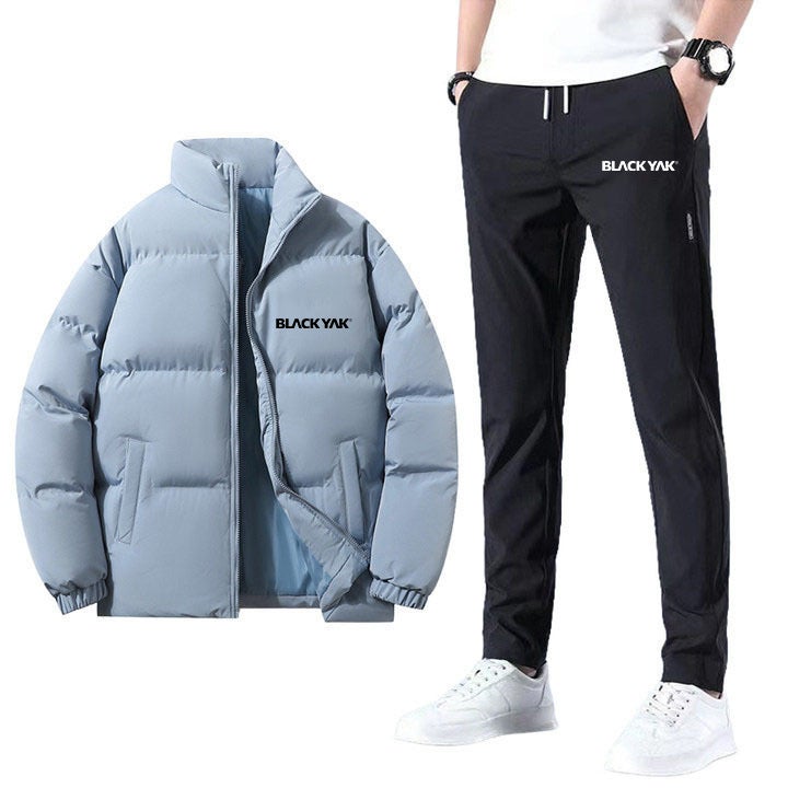 Men'S Suit Cotton Coat 2023 Winter New Thickened Casual Fashion Collar Jacket Coat Teenagers Trendy - Image 5