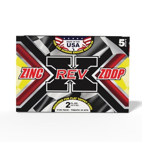 REV X REVX Zinc ZDDP Oil Additive 2 fl oz 5 Pack - Image 3