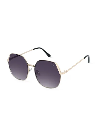 Woggles Latest & Stylish UV Protected Glow Black Round Sunglasses for Men & Women