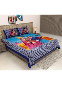 Urban Magic Urban Magic Rajasthani Print Cotton Double Size Bed Sheet  - Image 1