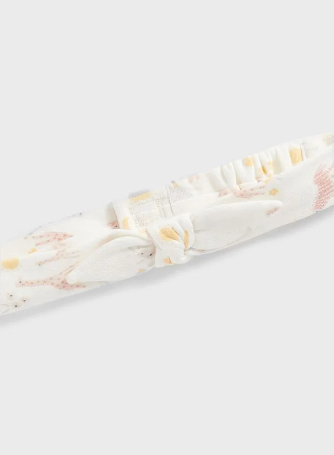 mothercare Infant 2 Pack Printed Headbands