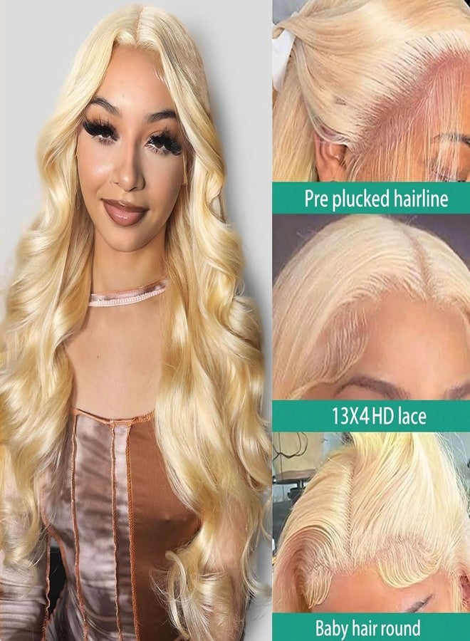 Sweetie 22 Inch 613 13x4 Lace Front Wig Human Hair 200% Density 12A Blonde Wig Human Hair Body Wave Lace Front Wigs Human Hair for Women HD Lace Glueless Wigs Human Hair Pre Plucked - Image 2