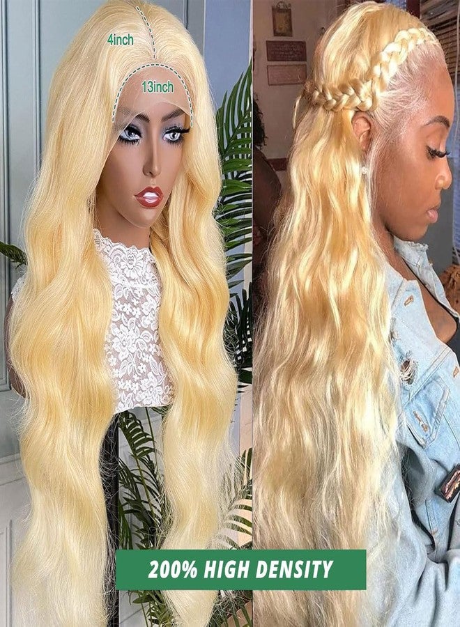 Sweetie 22 Inch 613 13x4 Lace Front Wig Human Hair 200% Density 12A Blonde Wig Human Hair Body Wave Lace Front Wigs Human Hair for Women HD Lace Glueless Wigs Human Hair Pre Plucked - Image 4