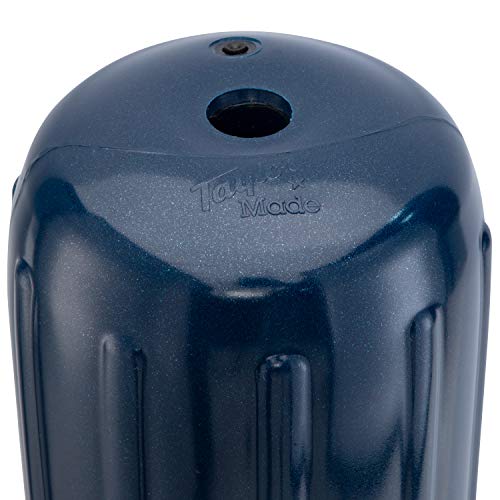 TaylorMade Taylor Made Big B Inflatable Boat Fender Captains Navy 6 x 15 EndtoEnd Line Passage Fits 58 Rope Hangs Horizontally or Vertically Ribbed Needle Valve MarineGrade Vinyl 571025 - Image 3