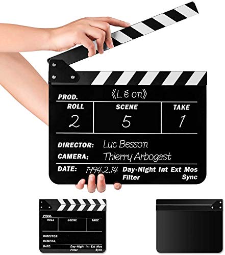 Sedremm Dry Erase Director's Film Movie Clapperboard Slate for Film TV MovieCut Action Scene (10x12in/24.5x30cm) - Image 4