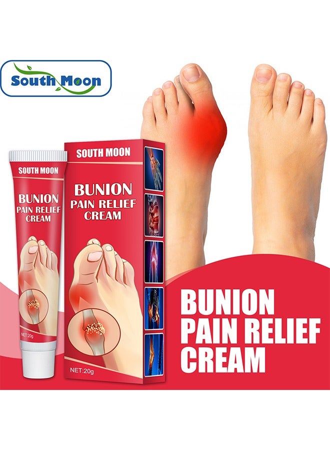 SOUTH MOON Bunion Pain Relief Cream, Toe Joint Valgus Corrector Cream, Healing Ointment For Gout Topical Arthritis Pain Relief For Joint Toe Relief Stiffness Gout Cream, Bunion Cream For Bunion And Toe Swelling  - Image 1