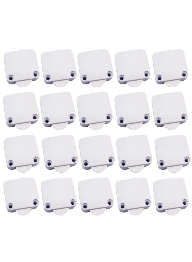 NEXT GEEK Wardrobe switch Cabinet Lamp Switch Automatic Door Switch Push to off White - Pack of 20 - Image 1