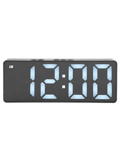 Digital Alarm Clock With Led Time Display Temperature Detect Voice Activated Brightness Adjustable Big Number Alarm Clock Easy To Use For Bedroom Bedside
