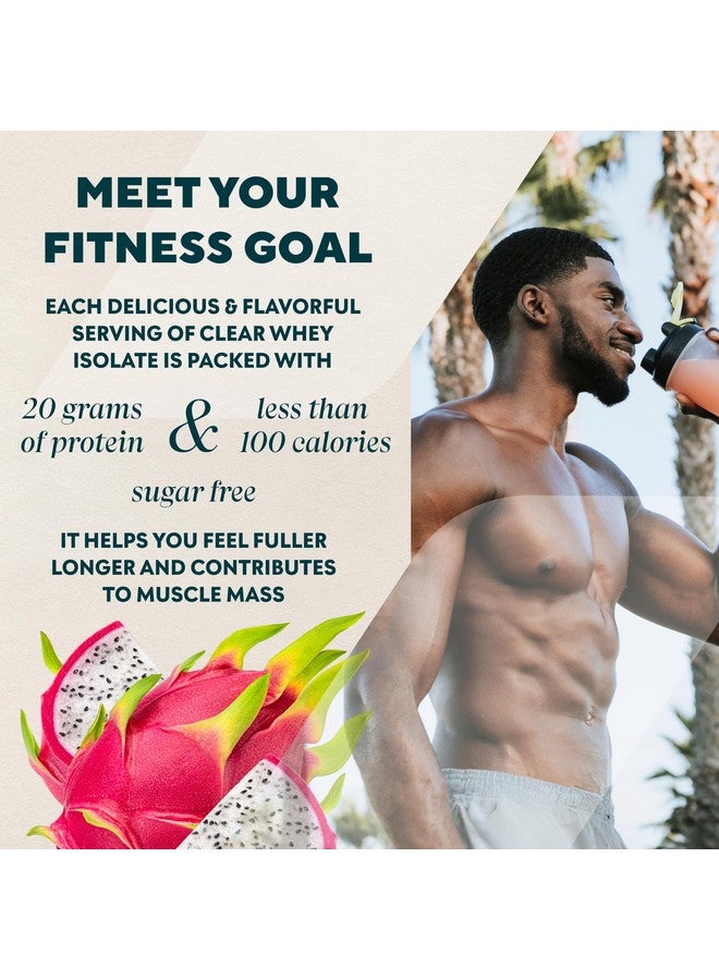 Myprotein Myprotein Clear Whey Isolate Protein Powder, 1.1 Lb (20 Servings) Tropical Dragonfruit, 20g Protein per Serving, Naturally Flavored Drink Mix  - Image 5