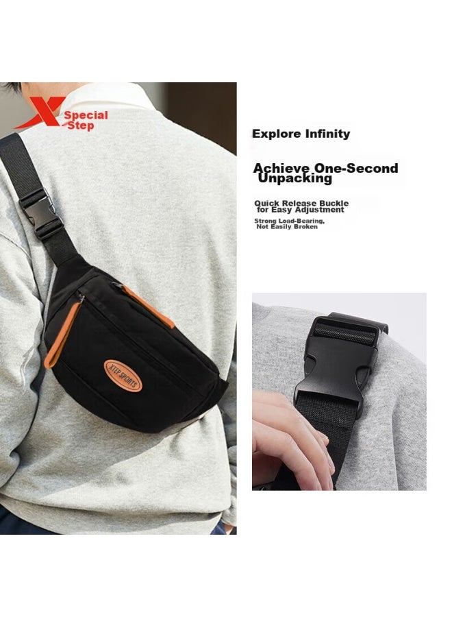 XTEP Xtep Crossbody Bag, Casual Men's Bag, Shoulder Bag, Waist Bag, Women's Shoulder Bag, Outdoor Sports Running Fashion Chest Bag - Image 3
