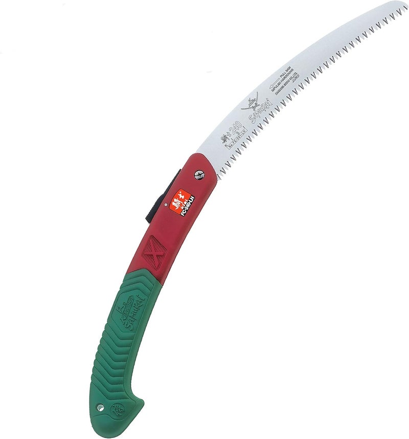 Samurai KISI FC-240-LH / 9 1/2" (24cm) Folding Curved Blade Saw Made in Japan - Image 1