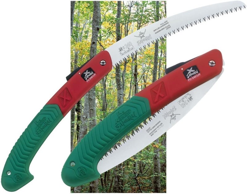 Samurai KISI FC-240-LH / 9 1/2" (24cm) Folding Curved Blade Saw Made in Japan - Image 3