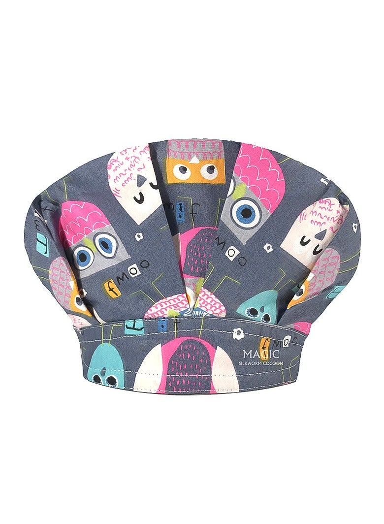 KUYING Printed Small Animal Cute Nurse Hat All Cotton Medical Work Fluffy Hat