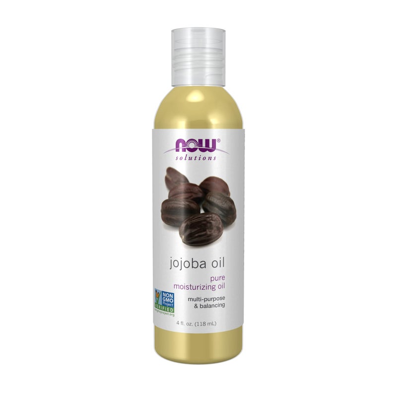 Now Solutions, Jojoba Oil, 100% Pure Moisturizer, Multi-Purpose Oil for Face, Hair and Body, 118ml - Image 1