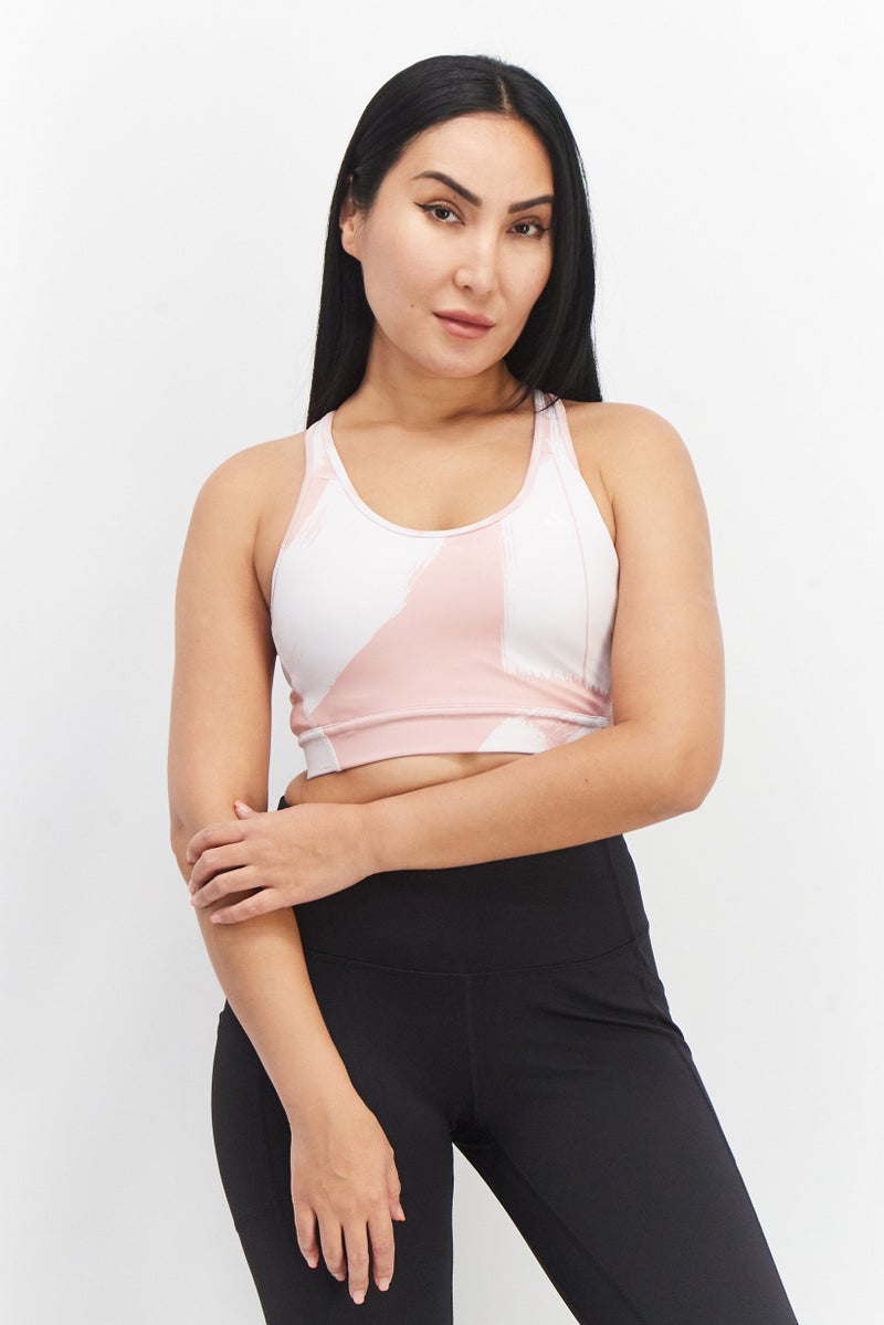 Adidas Women Padded Training Sports Bra, Multicolor - Image 1