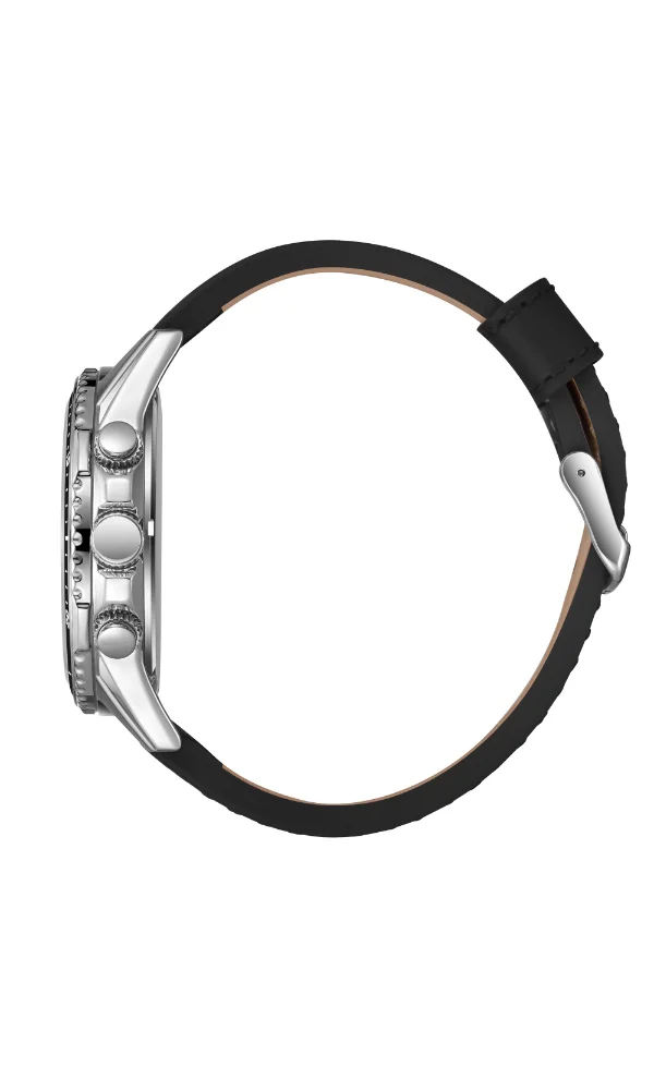 Lee Cooper Men's Multi Function Display Watch With Black Leather Strap - LC08004.351