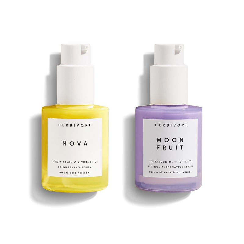 HERBIVORE AM to PM Set | Nova Serum + Moon Fruit Serum - Image 1