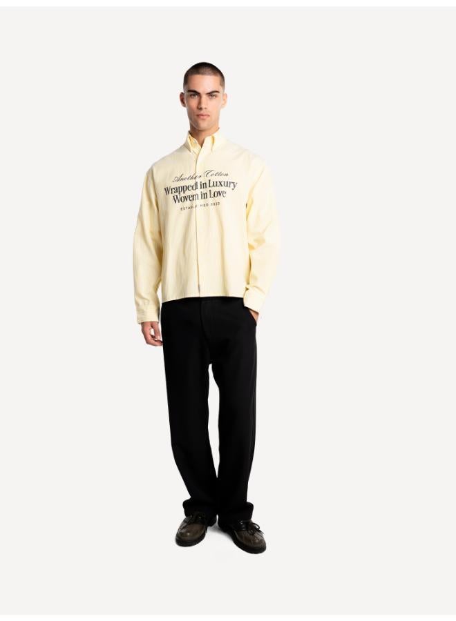 Another Cotton Lab Wrapped in Luxury Oxford Shirt - Image 1