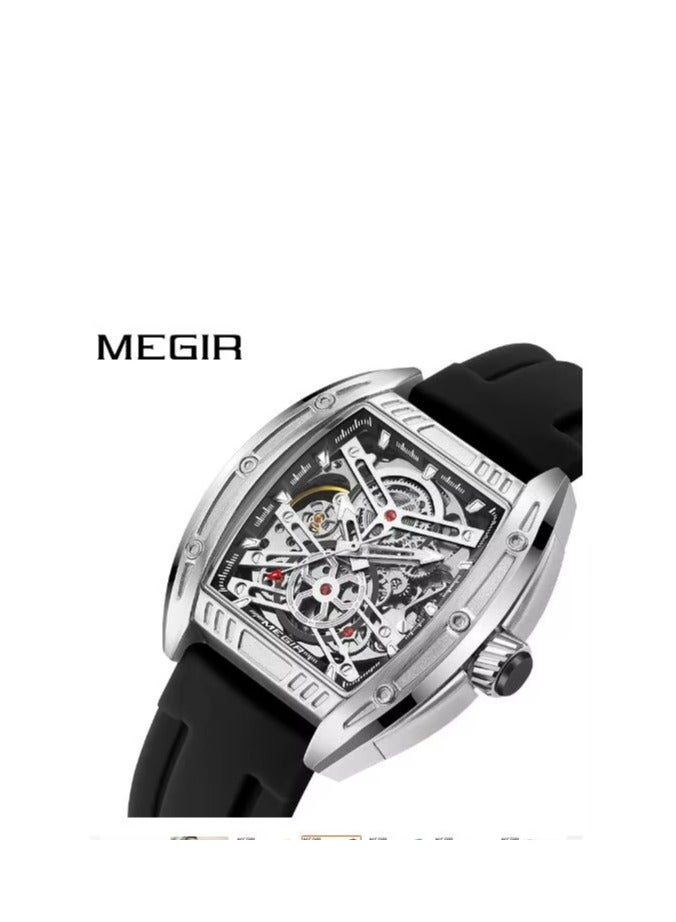 MEGIR Men's Bucket Type Mechanical Luminous Waterproof Watch - Image 2
