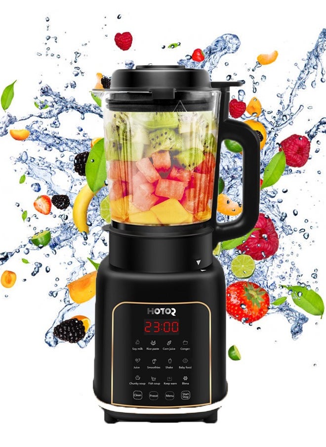 Black Smart Blender Smoothie Maker,1.65L Professional Blenders,Food Processor,Baby Food Blender with Stainless Steel Ice Sabre Blades for Crushing Ice,Soup, Fruit, Vegetable,Soybean Milk - pzsku/ZC11800A7F981BD3566A1Z/45/_/1733815600/c5c052af-708f-4753-a7ca-579ecfe5a417