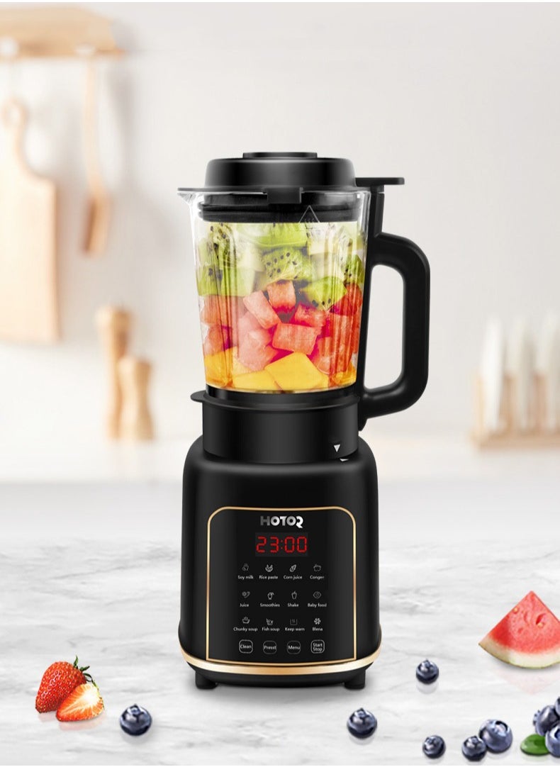 Black Smart Blender Smoothie Maker,1.65L Professional Blenders,Food Processor,Baby Food Blender with Stainless Steel Ice Sabre Blades for Crushing Ice,Soup, Fruit, Vegetable,Soybean Milk - pzsku/ZC11800A7F981BD3566A1Z/45/_/1740732546/1ac762aa-c548-41a1-8b83-22d2db8eea51