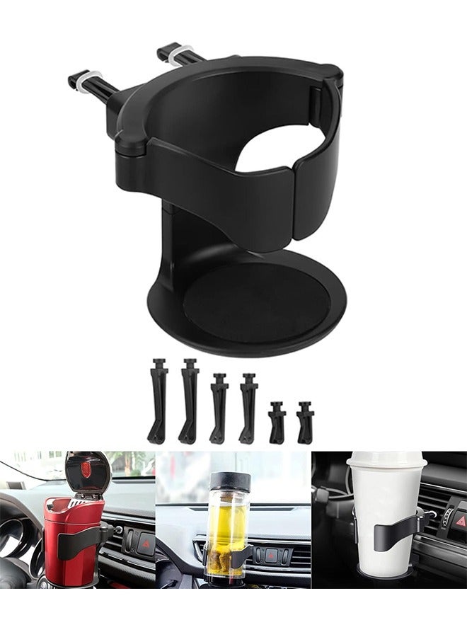 Generic Car Cup Holder, Universal Vent Water Bottle Holder Bracket with Car Vent Clip, Multifunctional Drink Holder for Car Truck Van Coffee Juice Tea Cups  - Image 1